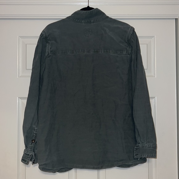 Gap Shirt Jacket/Shacket Gray XXL - Picture 5 of 10